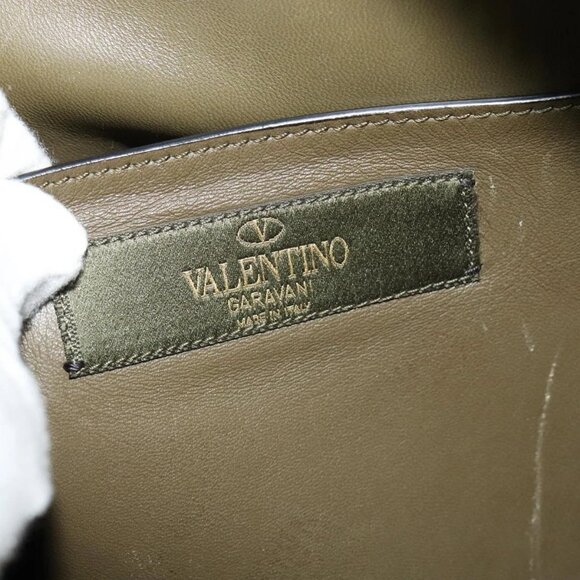 VALENTINO Studs Backpack Leather Camouflage - Picture 13 of 16